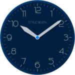 modern analog clock-7 android application logo